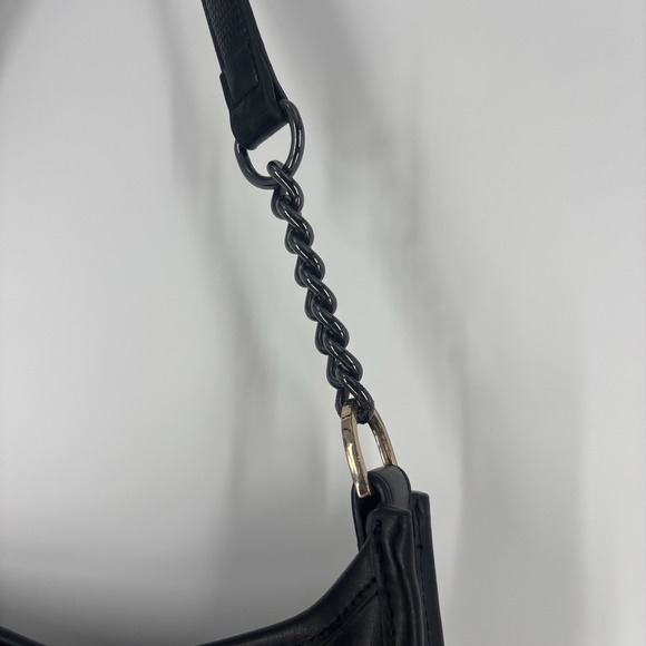 Spartina 449 Daufuskie Island Linen Leather Hobo Shoulder Bag Purse Herringbone - Picture 10 of 16